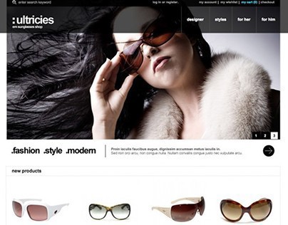 EM Sunglasses Store for Magento Go