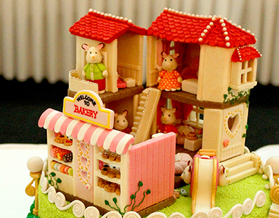 cake competition - calico critters