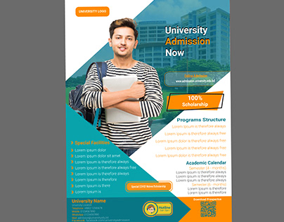 University Admission Flyer