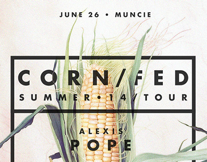 Corn/fed Summer 14 Tour Poster