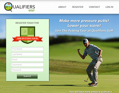 Website Design - Golf Tournament