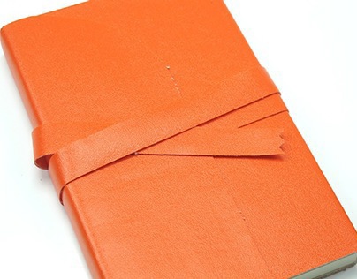 Scarabokio book by Alberta - Orange pocket