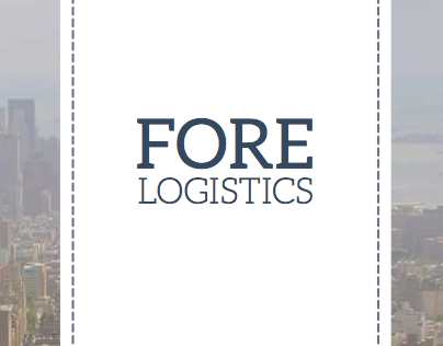 Logo, Brochure & Website design for Fore Logistics 