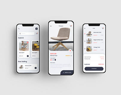 Online Store - App UI Design