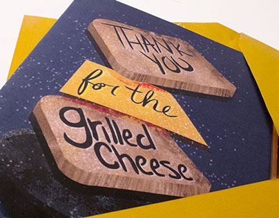 Thank you, for the grilled cheese! 