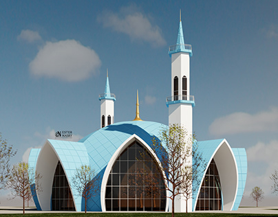 Simulation of Kul Sharif Mosque design