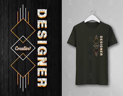 Custom Creative Designer T-shirt Design