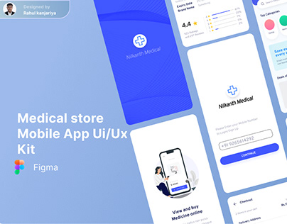 Medical Store Mobile App Ui/Ux Kit