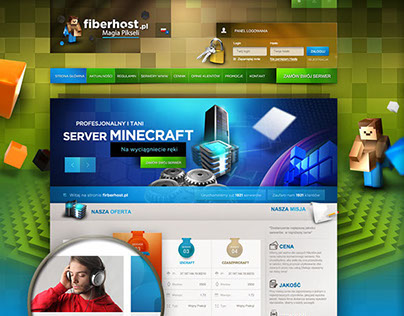 Fiberhost -  website design 