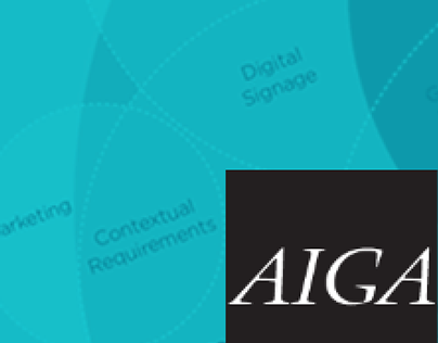AIGA Signage Design