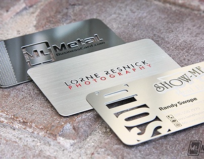 Chrome, Brushed, and Standard Stainless Steel Cards