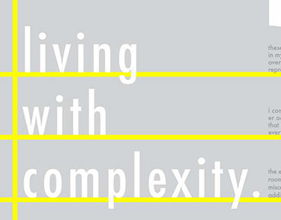 Living With Complexity Poster