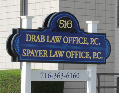 Drab Law Office Sign