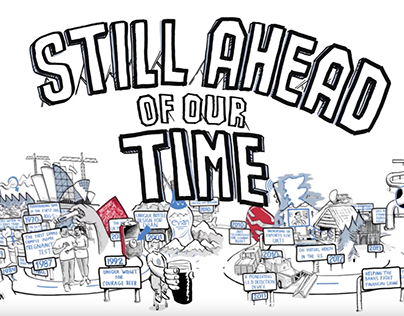 Animating PA's illustration of their 70 year timeline