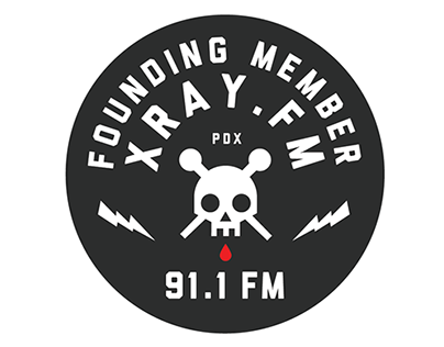XRAY.FM Branding and Badge Design