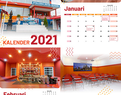 Calendar Design for Apollonia Hotel School