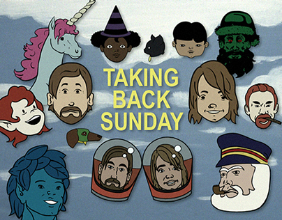 Taking Back Sunday's "12 Days of Christmas" Designs
