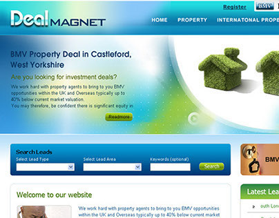 Deal Magnet - Webiste Template Design
