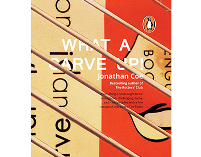 Penguin book cover design: What a Carve Up!