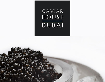 Caviar house Dubai branding