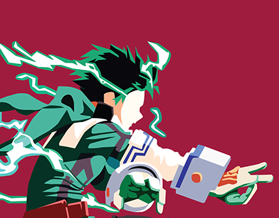 My Hero Academia Vector Art