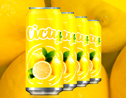 Lemon Soda Can