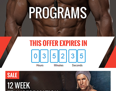 Fitness Trainer | Mobile Website | Program | Page