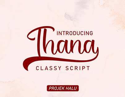 Thana Classy Script