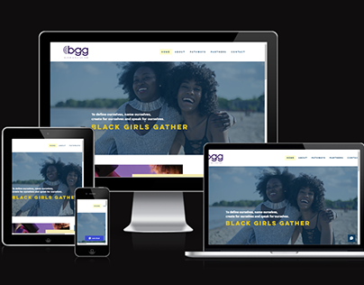 BLACK GIRLS GATHER Website Redesign