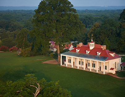 Aerials of George Washington's Mount Vernon