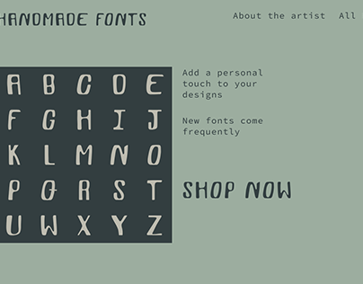 Handmade Fonts