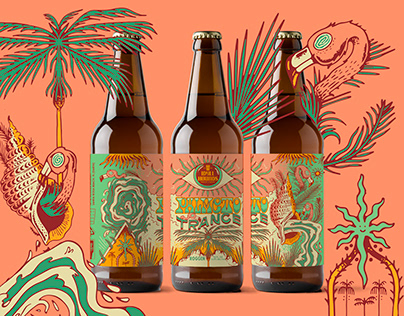 Project thumbnail - Palmetto Trance craft beer label design