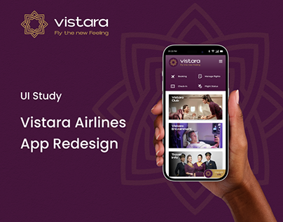 UI Redesign : Vistara App