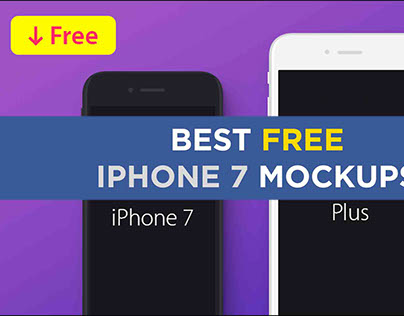 40+ Best Free iPhone 7 Mockups