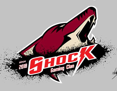 Shock Gaming Clan Logo Design