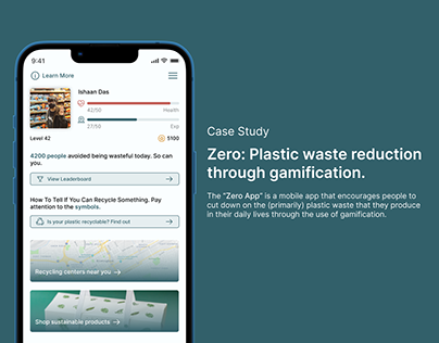 Zero: Plastic Waste Reduction Through Gamification