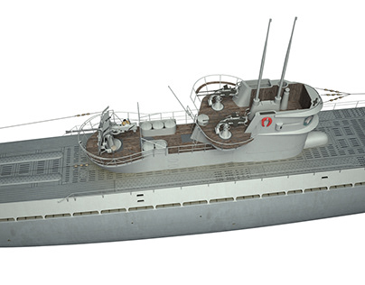 German U-Boat U-505 (Type IXC)