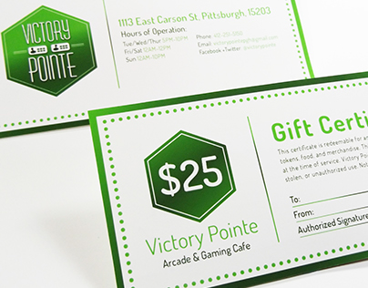 Victory Pointe Gift Certificate