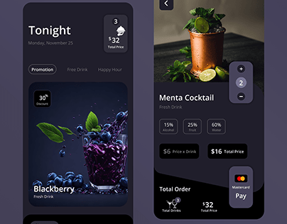 Liquor Delivery App Screens (Figma)
