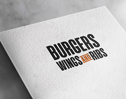 Burgers, Wings And Ribs Branding