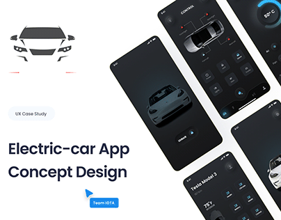 Electric Car App UI/UX Design