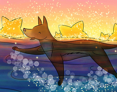Doggie paddling amongst the stars