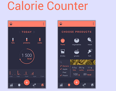 UI/UX Mobile App | Calorie Counter