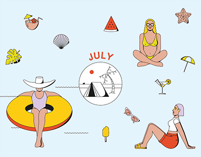 July — Illustration