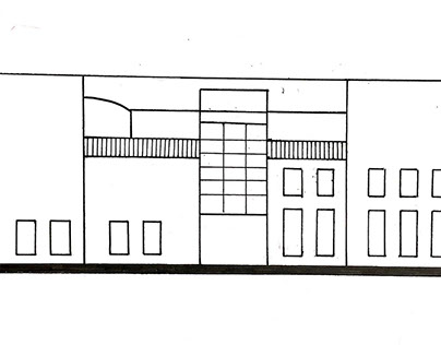 Drawing 115-Jepson Center for the Arts, East Elevation
