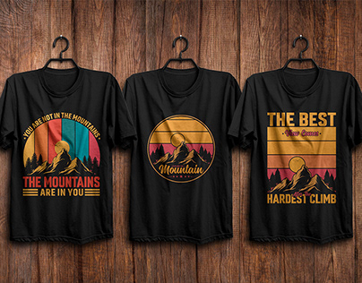 Mountain T Shirt Design