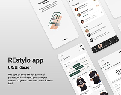 ReStylo app - UX/UI design