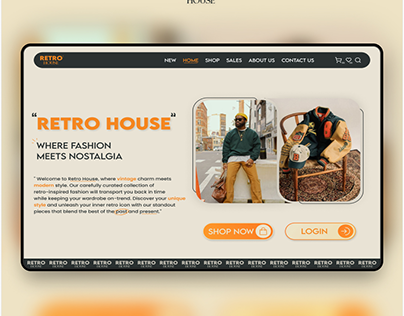 RETRO HOUSE -vintage clothes store- WEBSITE