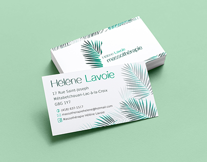 Branding - Massothérapie Hélène Lavoie