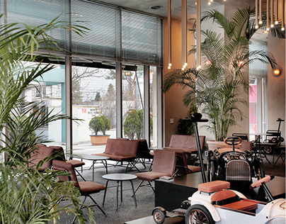 D.THRONE CAFE & SHOWROM /Cafe, Interior design